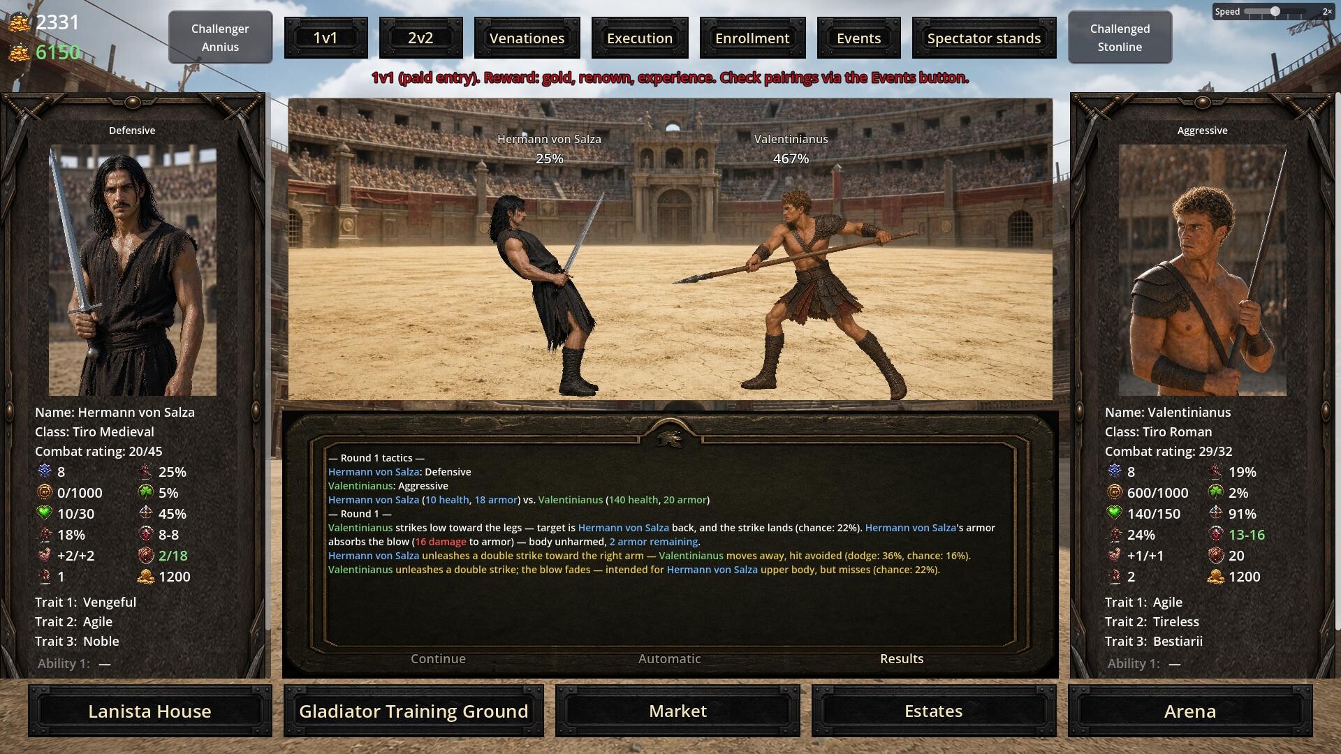 Ludus Manager: Gladiator Tycoon screenshot 22