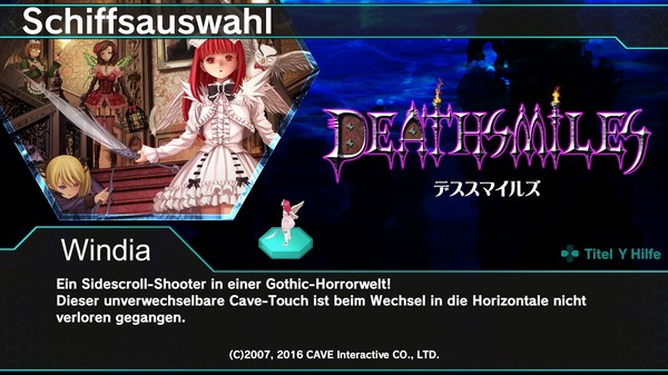DARIUSBURST Chronicle Saviours Deathsmiles PS Vita Screenshot 1