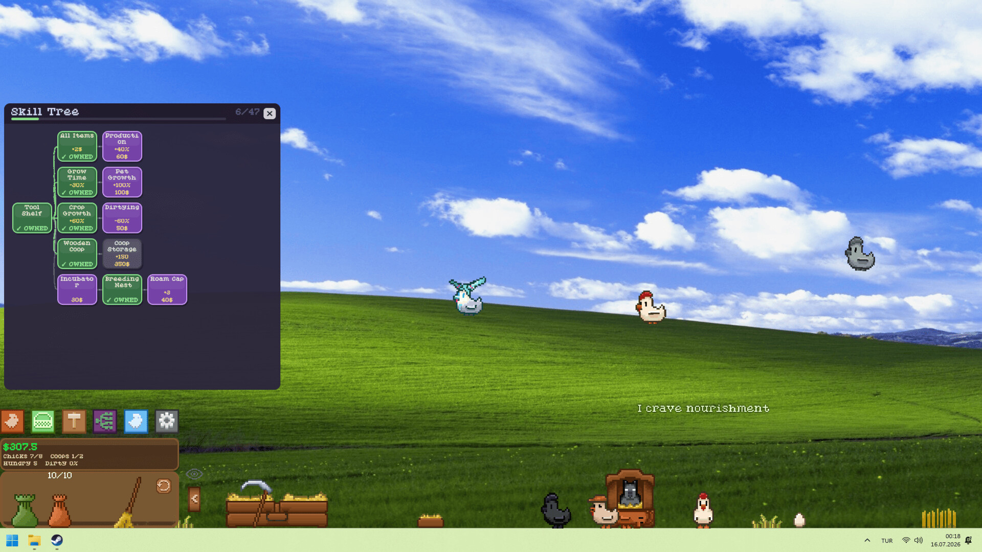 Taskbar Chickens screenshot 4