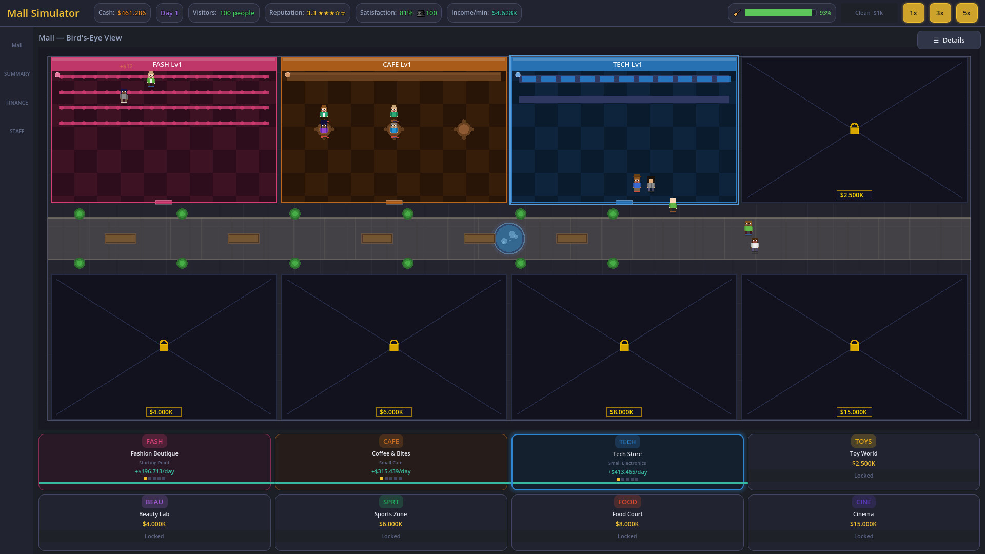 Idle Mall Simulator screenshot #4