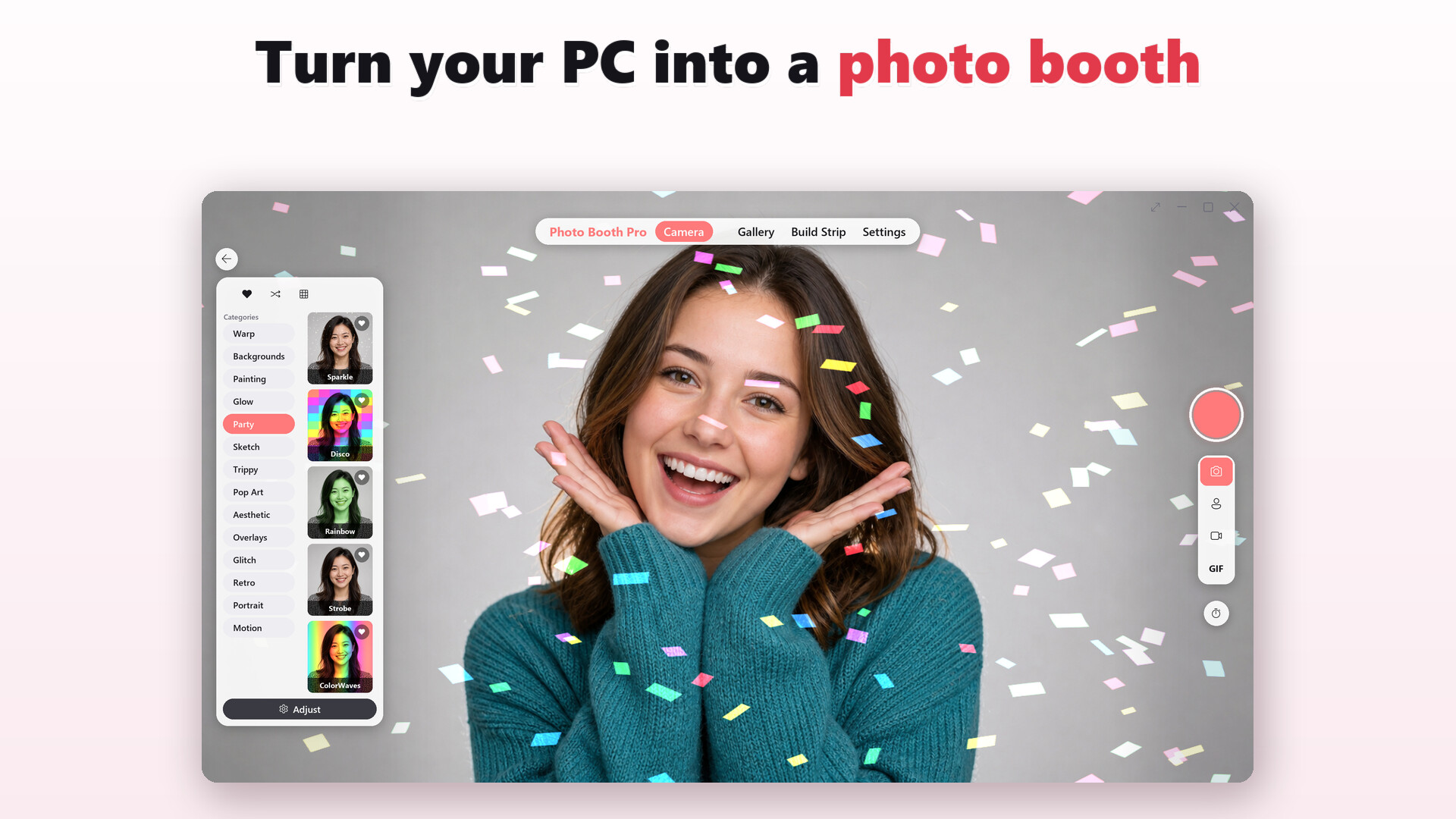 Photo Booth Pro screenshot 1