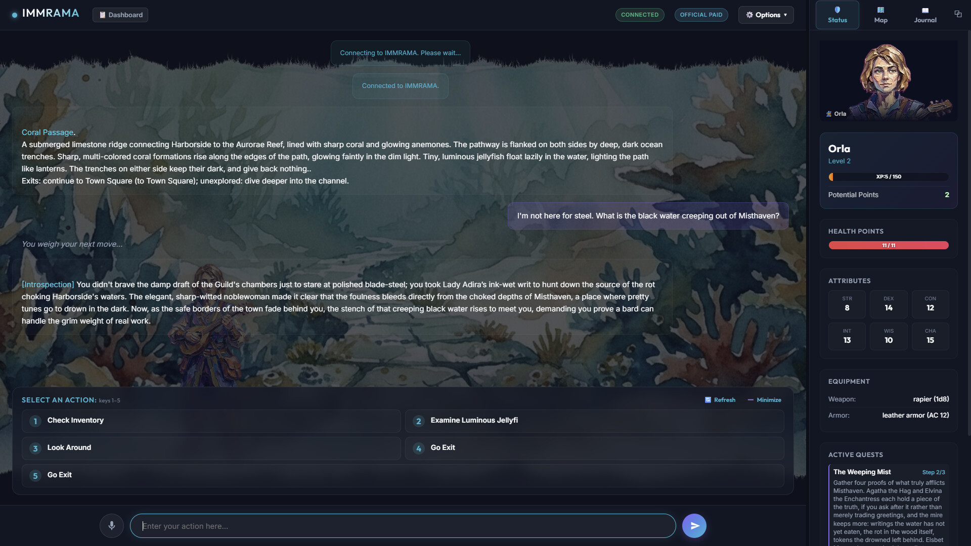 IMMRAMA: Voyages of the Otherworlds screenshot 3