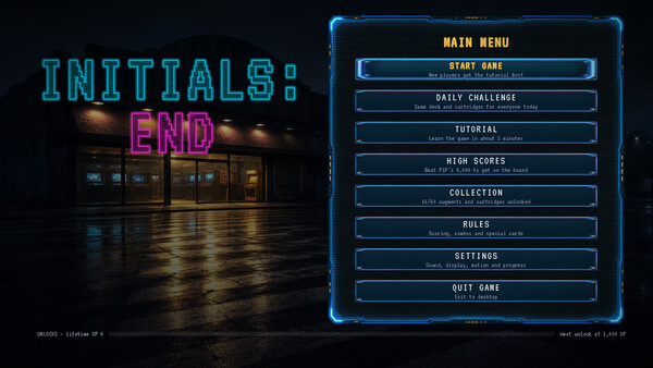Initials: END Screenshot