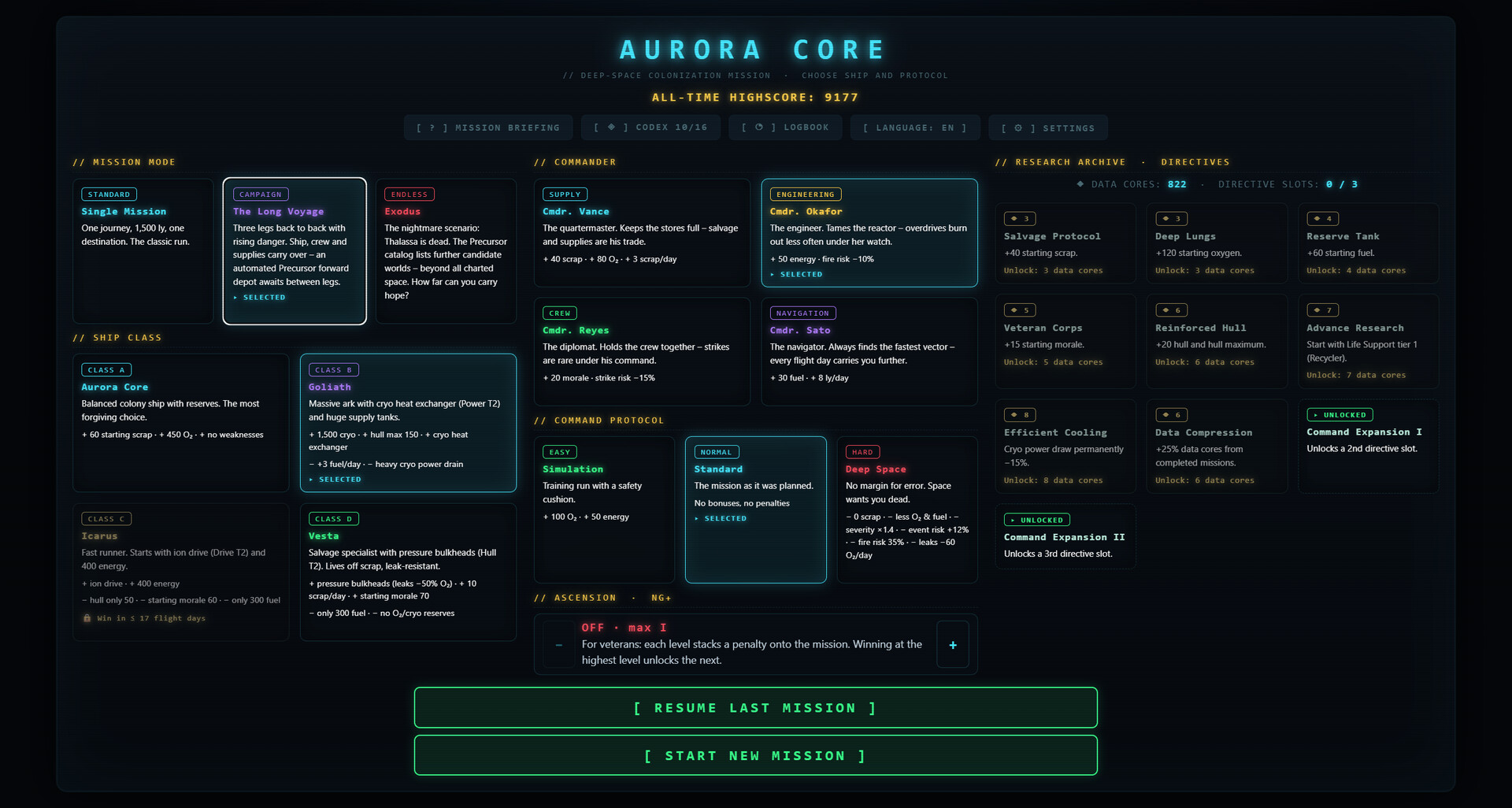 Aurora Core screenshot 2