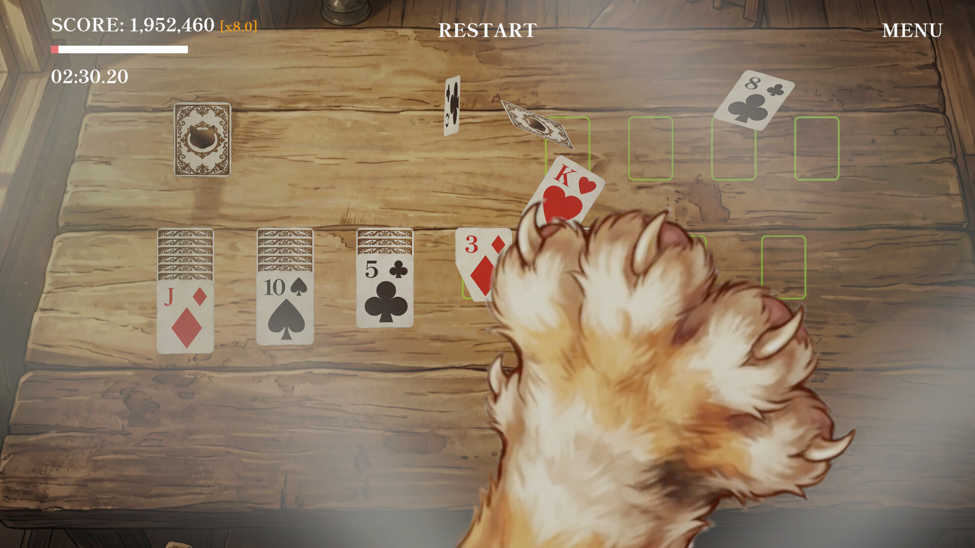 WIND CAT SOLITAIRE screenshot #5