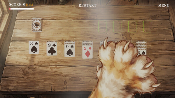 WIND CAT SOLITAIRE — скриншот 3