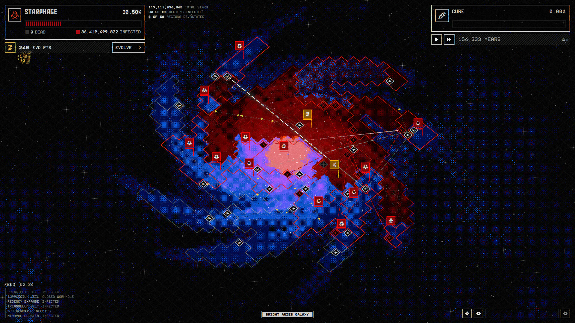 STARPHAGE: Galactic Plague Simulator screenshot 3