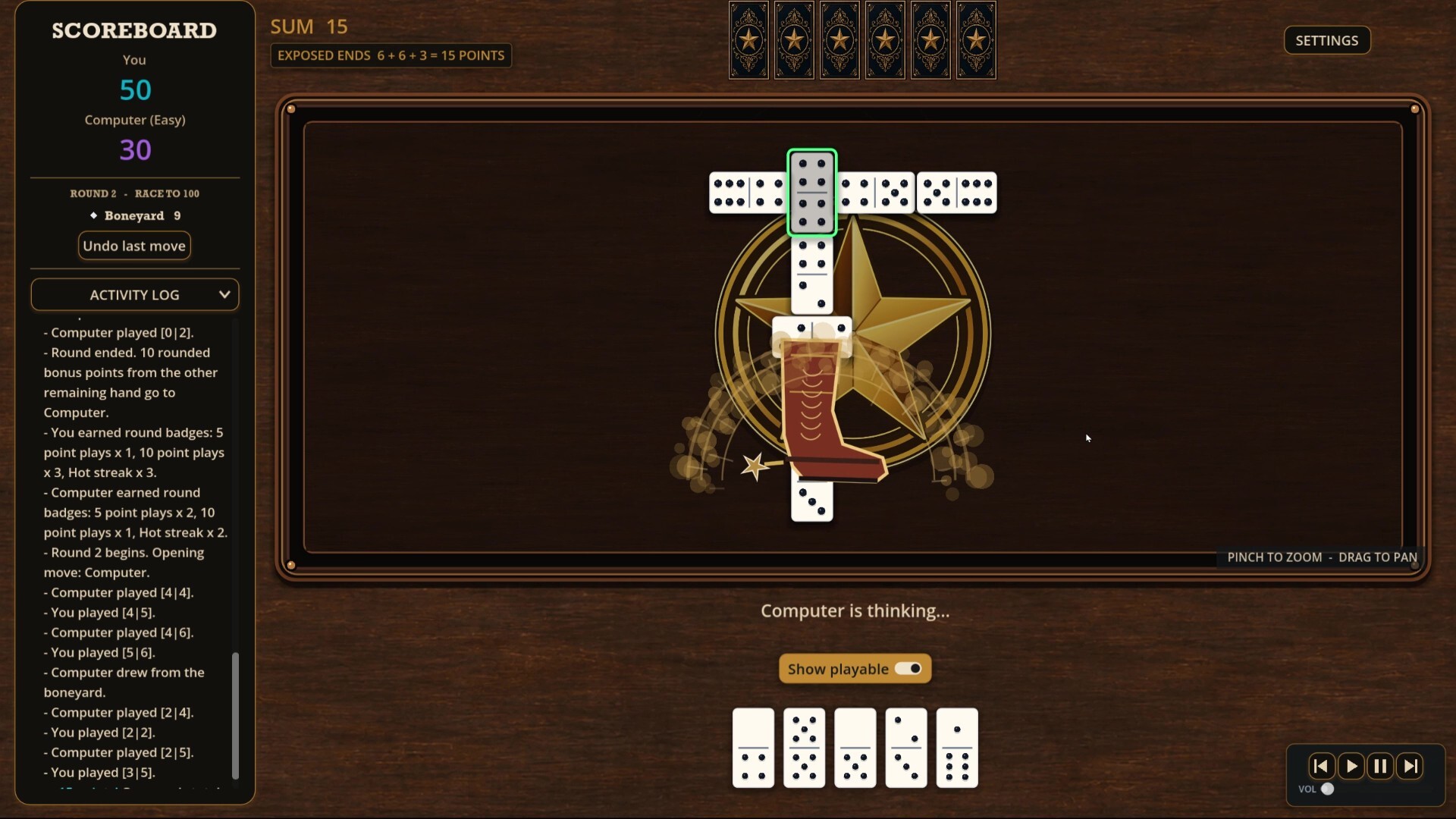 TEXAS DOMINOES screenshot 3