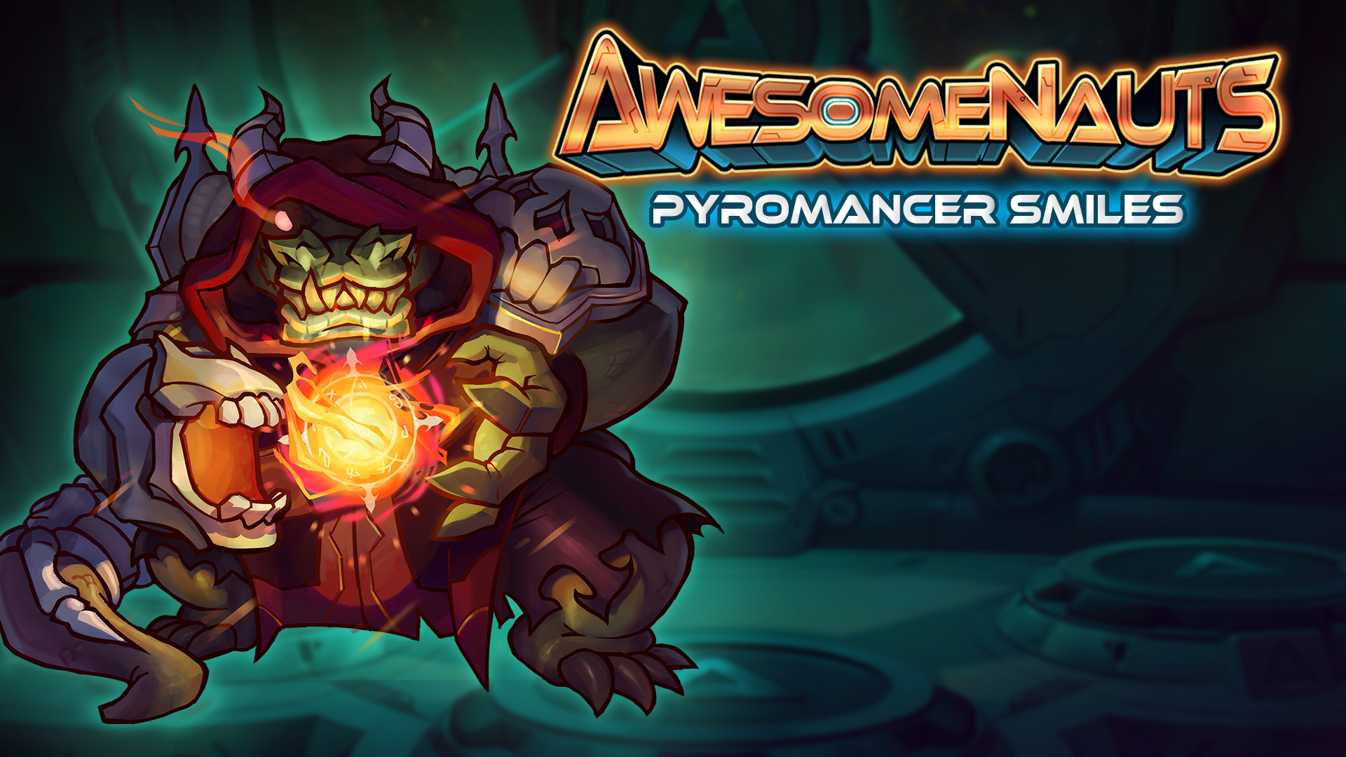 Awesomenauts - Pyromancer Smiles Skin Featured Screenshot #1