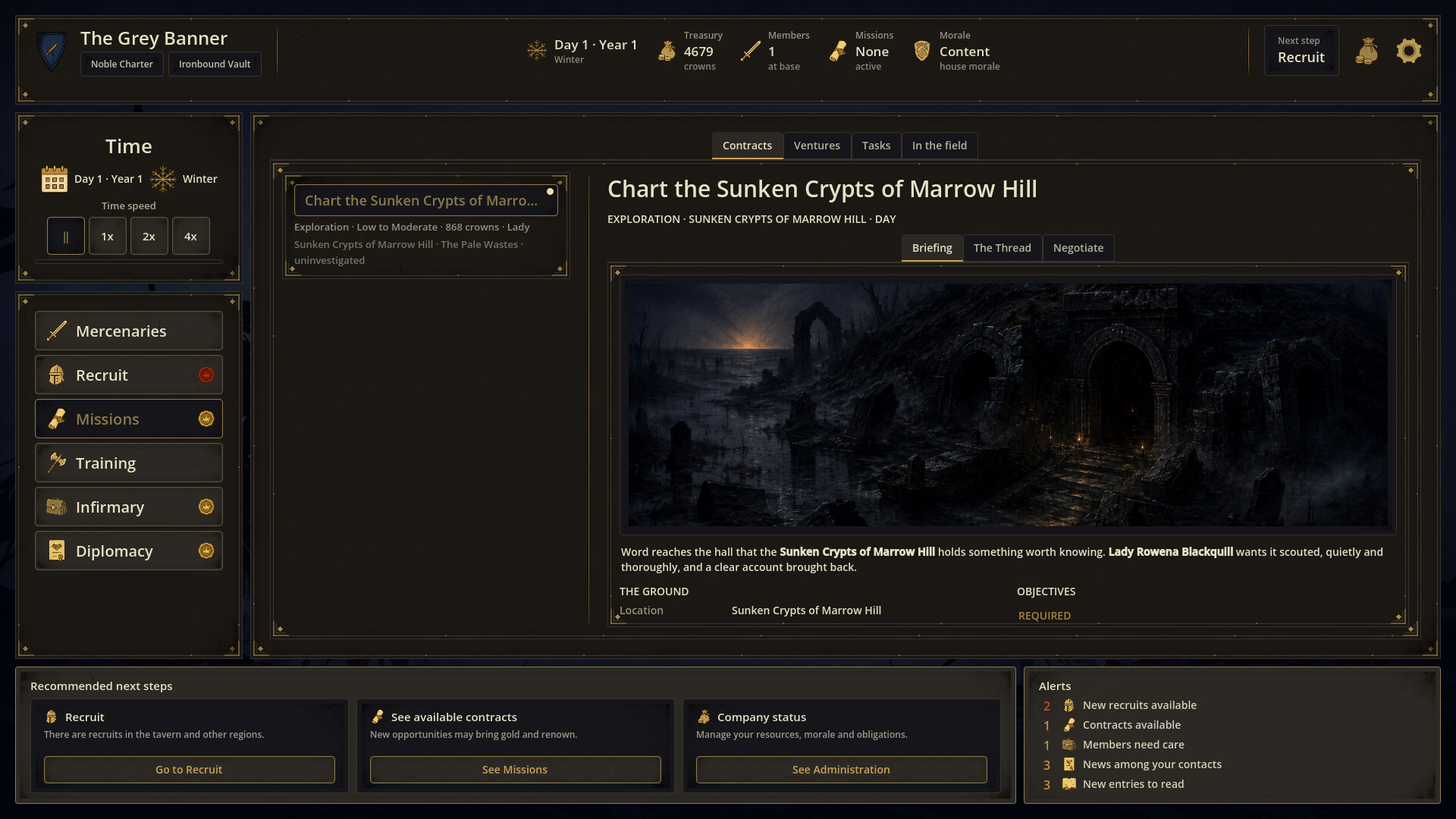 Mercenary Guild Manager screenshot 7