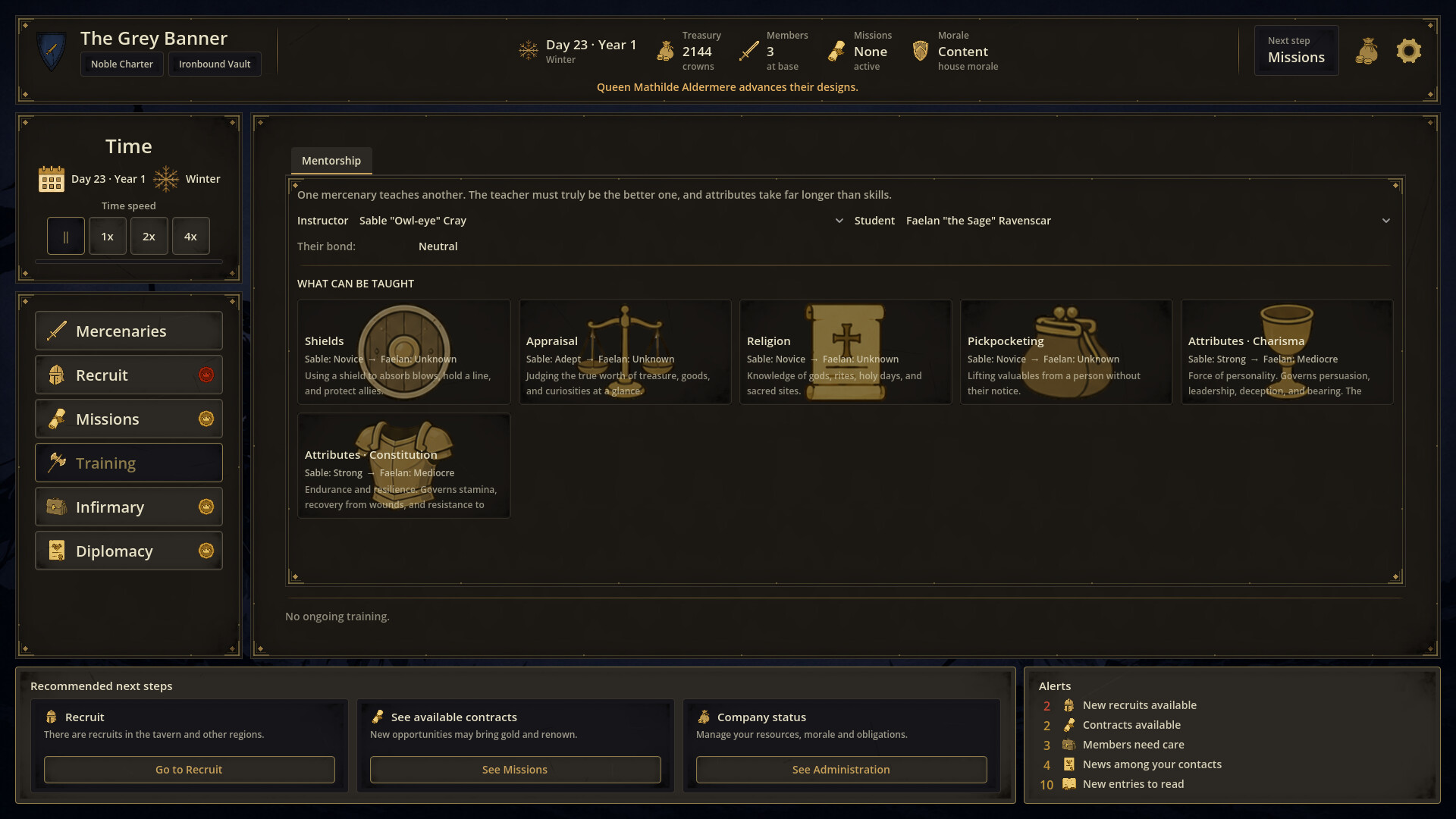 Mercenary Guild Manager screenshot 4