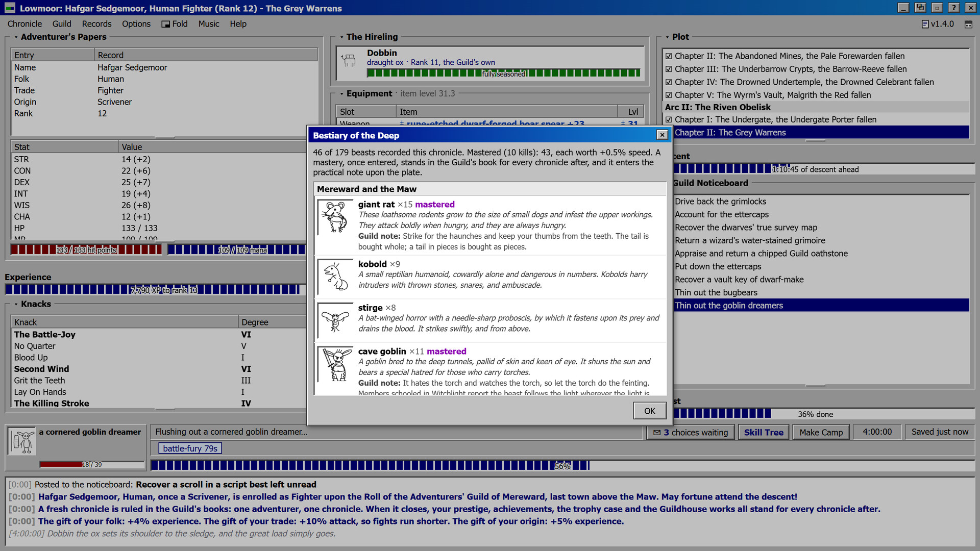 Lowmoor Idle RPG: An Adventurer's Chronicle screenshot 5