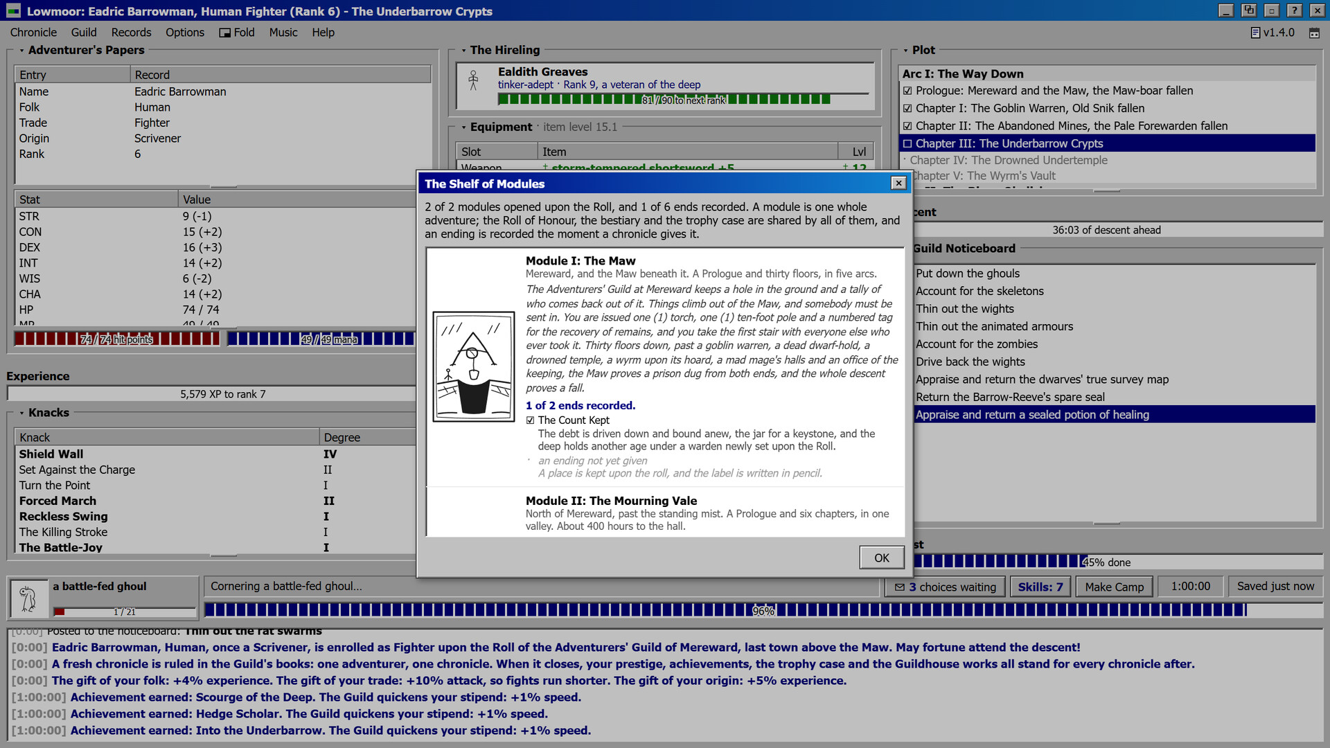 Lowmoor Idle RPG: An Adventurer's Chronicle – Screenshot 6