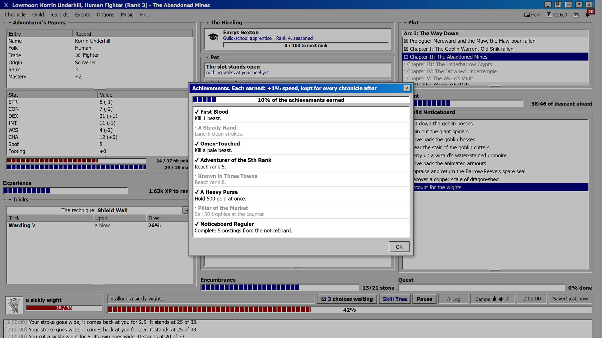 Lowmoor Idle RPG: An Adventurer's Chronicle screenshot 7
