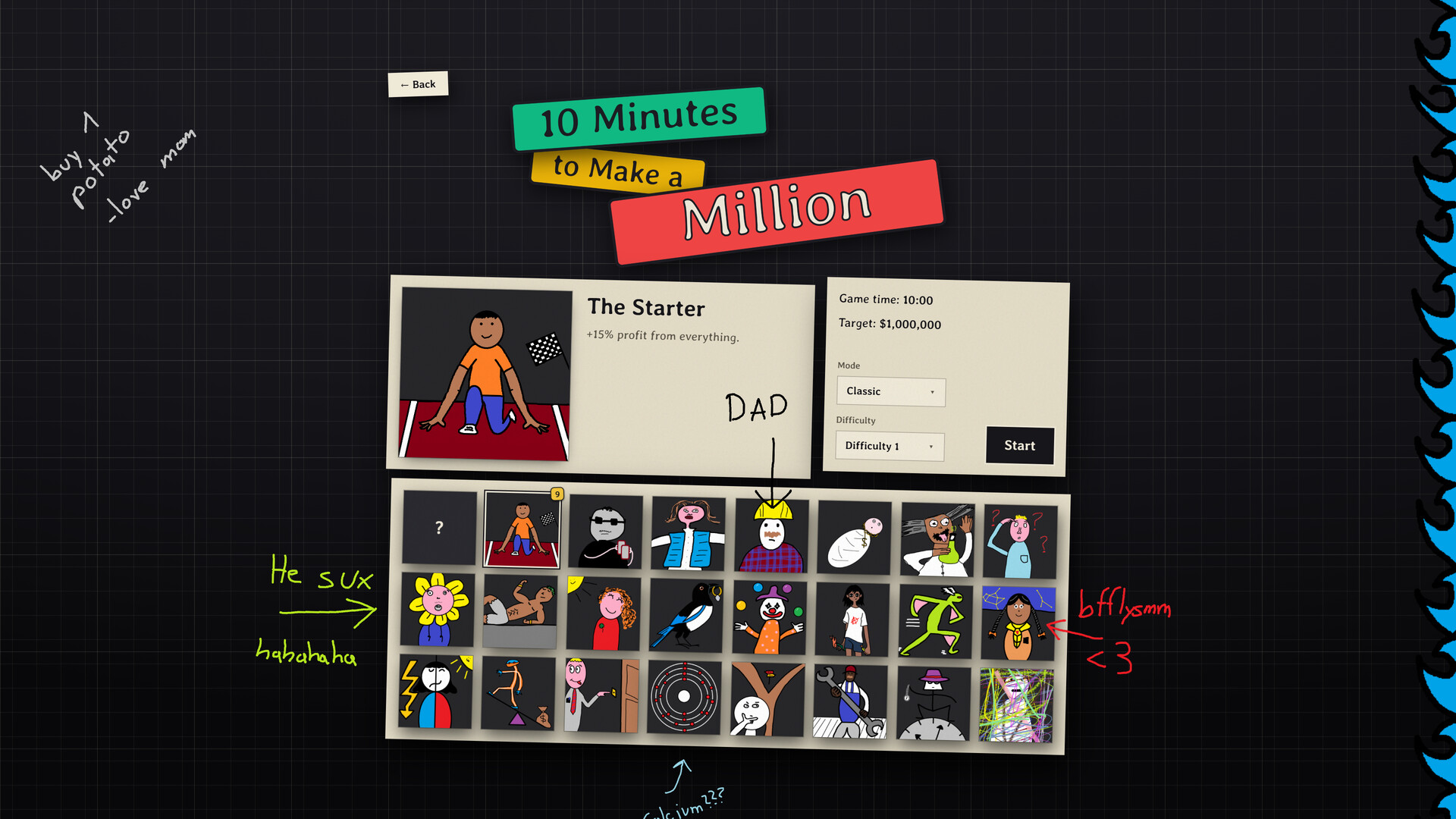 10 Minutes to Make a Million screenshot 1