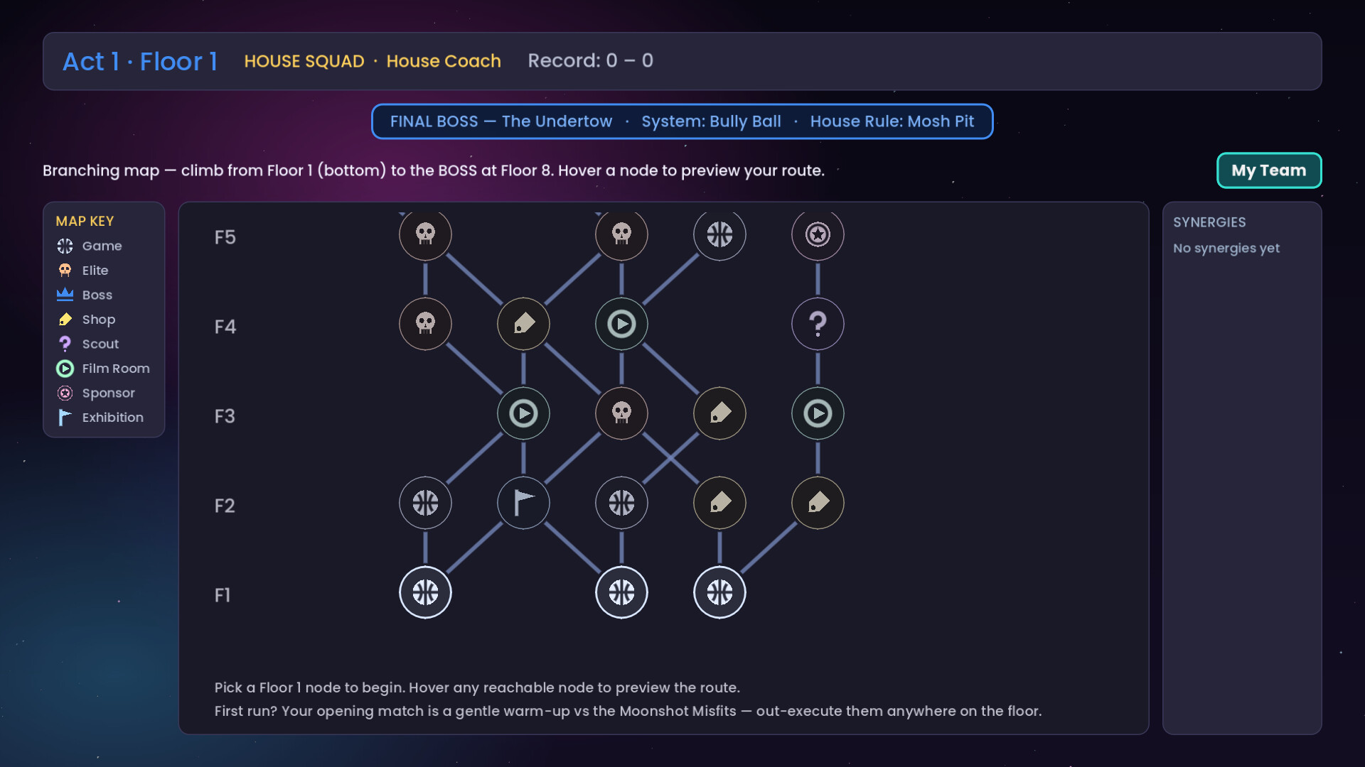 Cosmic Crossover: Roguelike Basketball screenshot 2