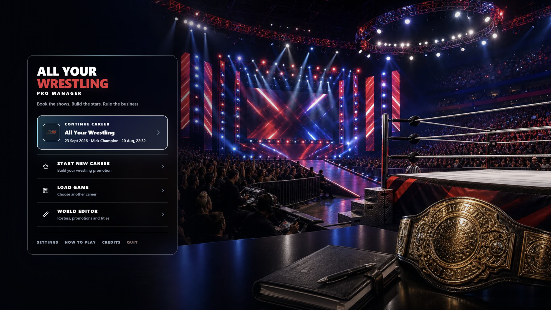 All Your Wrestling Pro Manager screenshot 1