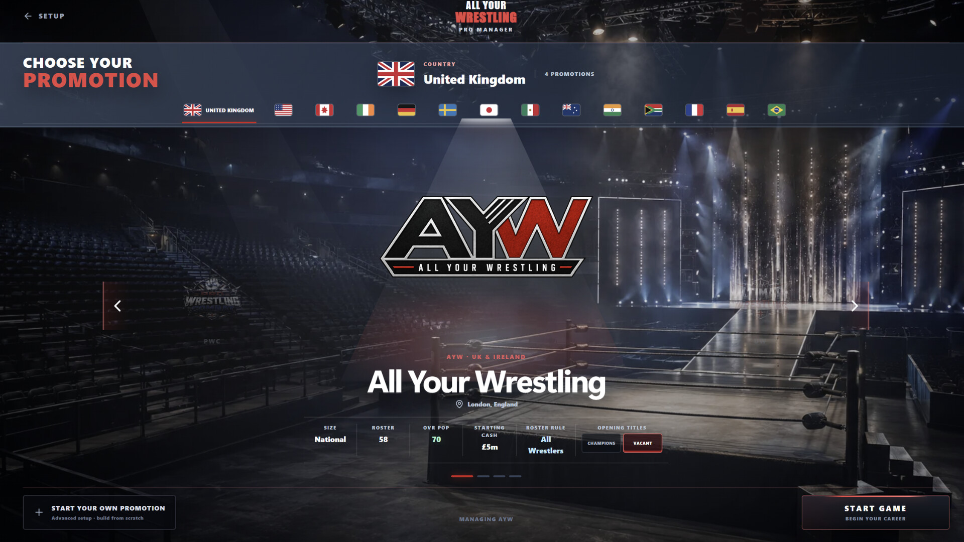 All Your Wrestling Pro Manager screenshot 2