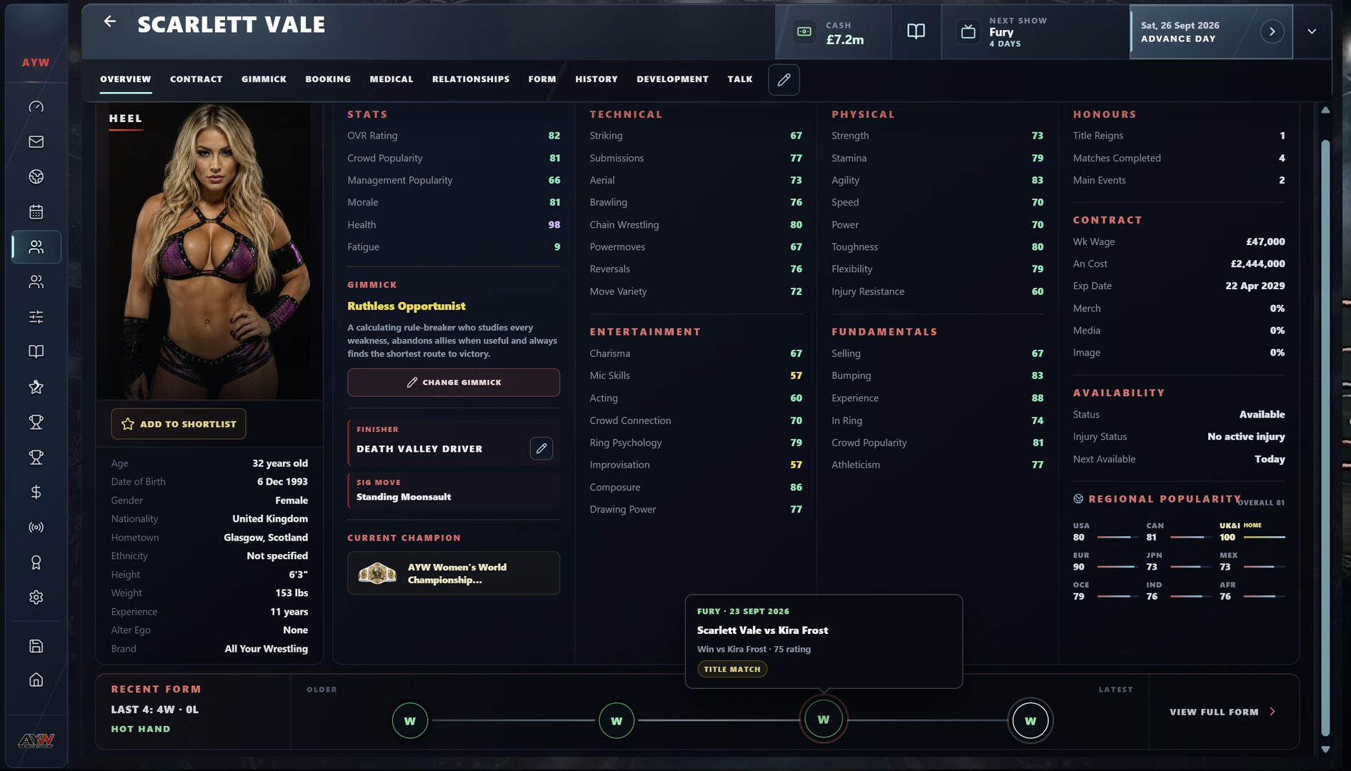 All Your Wrestling Pro Manager – Screenshot 6