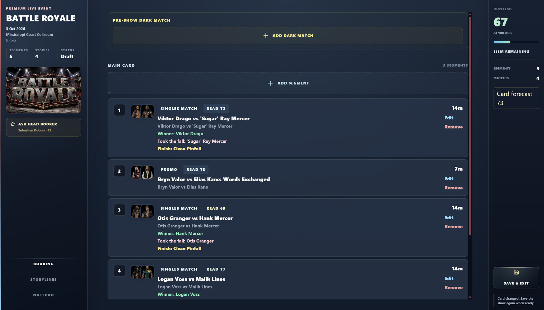 All Your Wrestling Pro Manager – Screenshot 10
