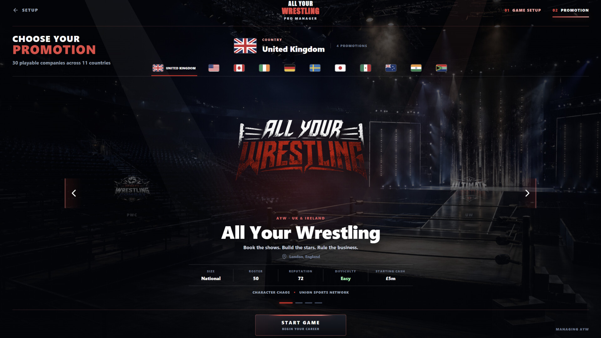 All Your Wrestling Pro Manager 스크린샷 2