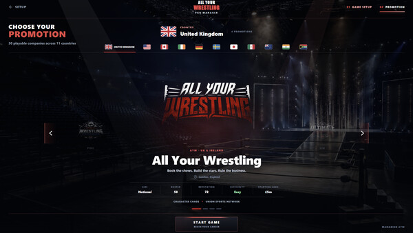 All Your Wrestling Pro Manager