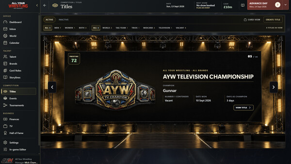 All Your Wrestling Pro Manager screenshot 19