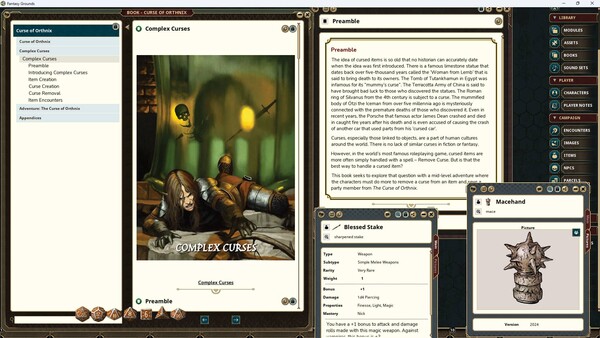 Fantasy Grounds - Curse of Orthnix screenshot 1