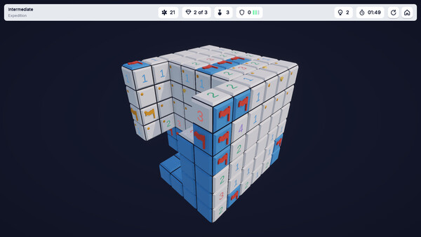 Cube Sweeper: 3D Minesweeper Demo 스크린샷 2