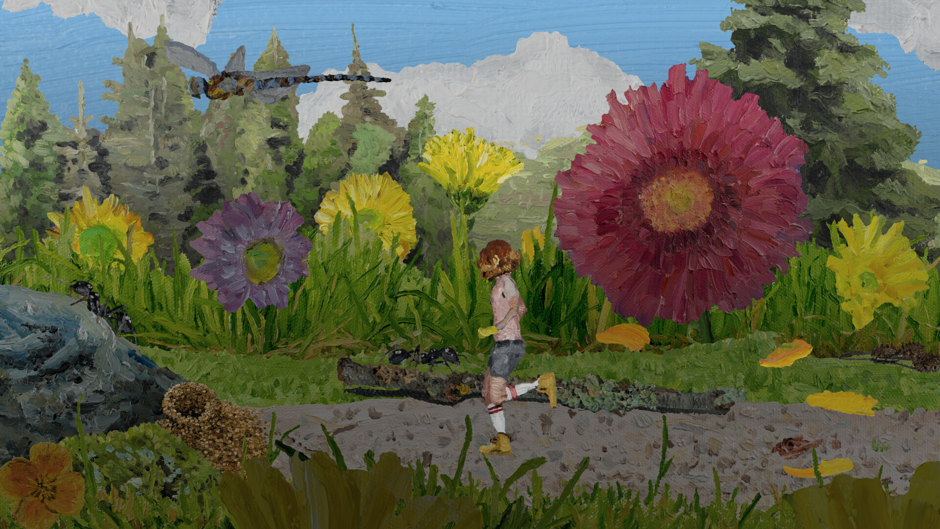 Best Viewed Up Close: Oil on Canvas screenshot #1