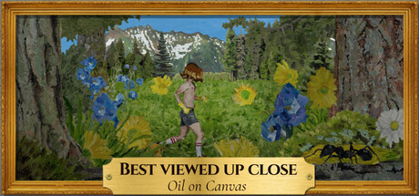 Best Viewed Up Close: Oil on Canvas header art
