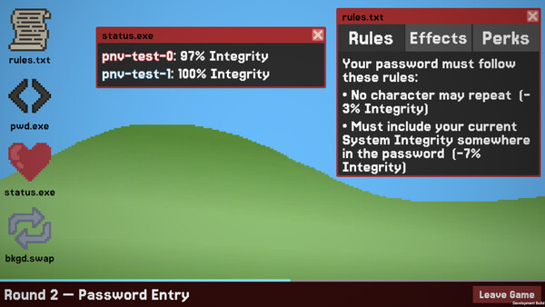 Password Not Valid スクリーンショット 2