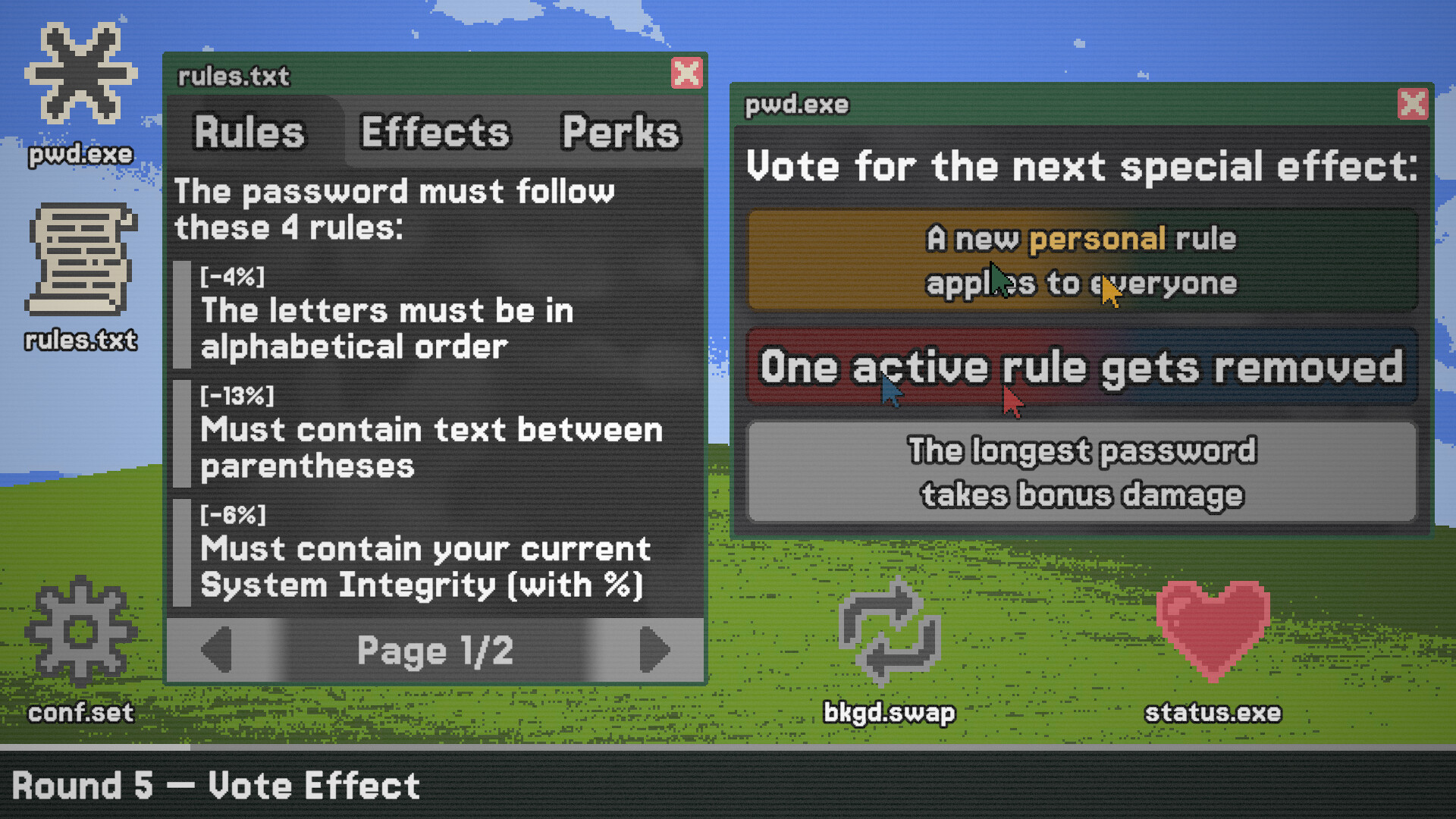 Password Not Valid – Screenshot 1
