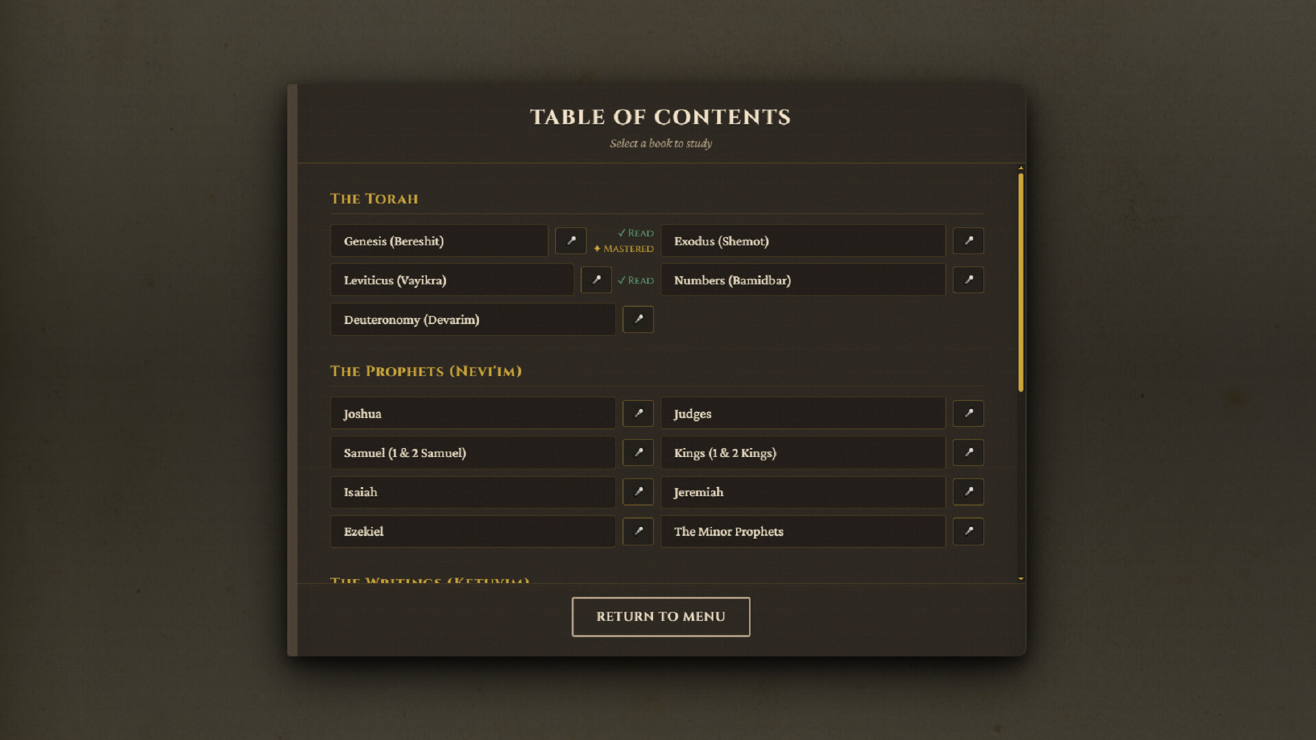 Scrolls of Torah, Prophets & Writings screenshot 1