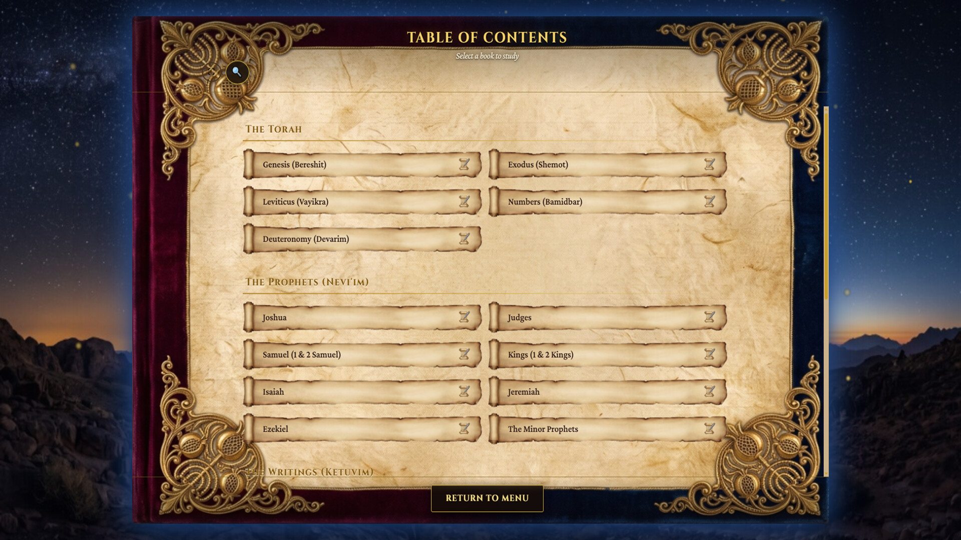 Scrolls of Torah, Prophets & Writings screenshot #3