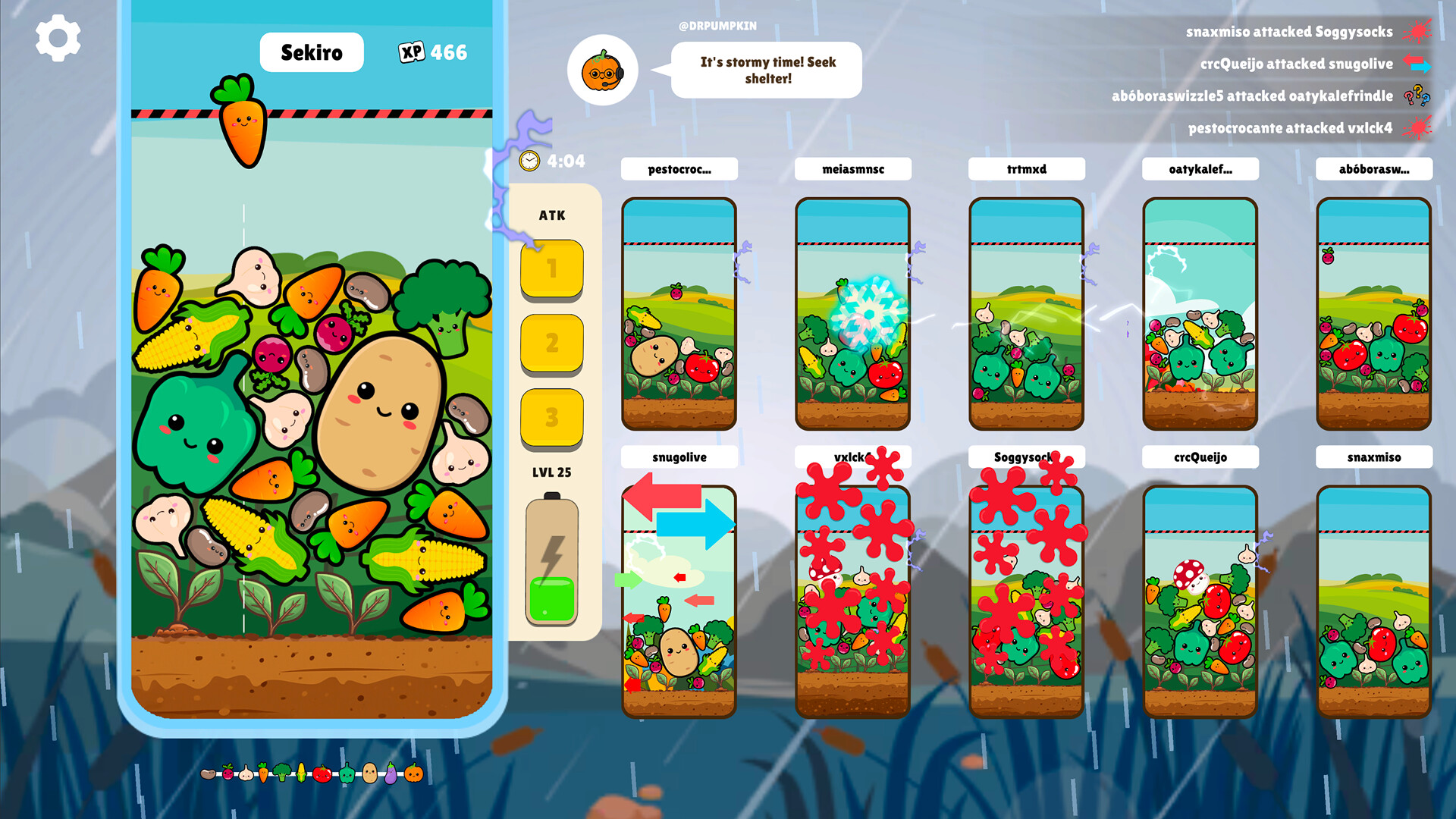 Veggie Stack Battle Royale screenshot 3