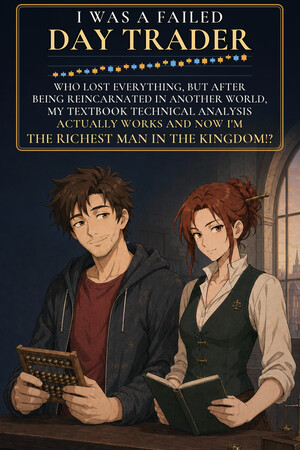 I Was a Failed Day Trader Who Lost Everything, But After Being Reincarnated in Another World, My Textbook Technical Analysis Actually Works and Now I'm the Richest Man in the Kingdom!? cover art