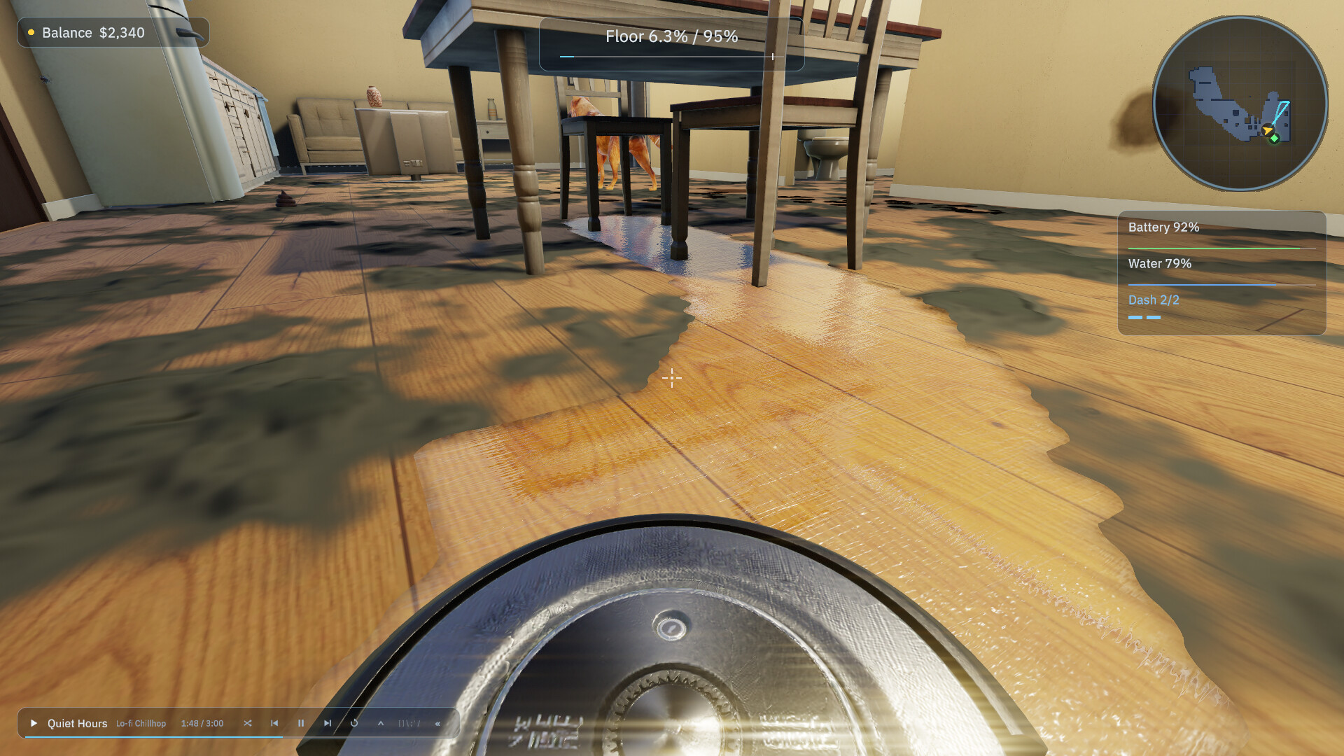 Robot Vacuum Simulator screenshot 1