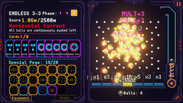 CURSECADE: Pachinko Roguelite screenshot 1