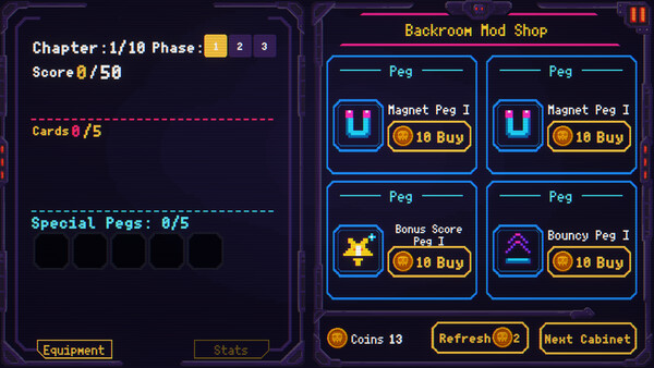 CURSECADE: Pachinko Roguelite screenshot 4