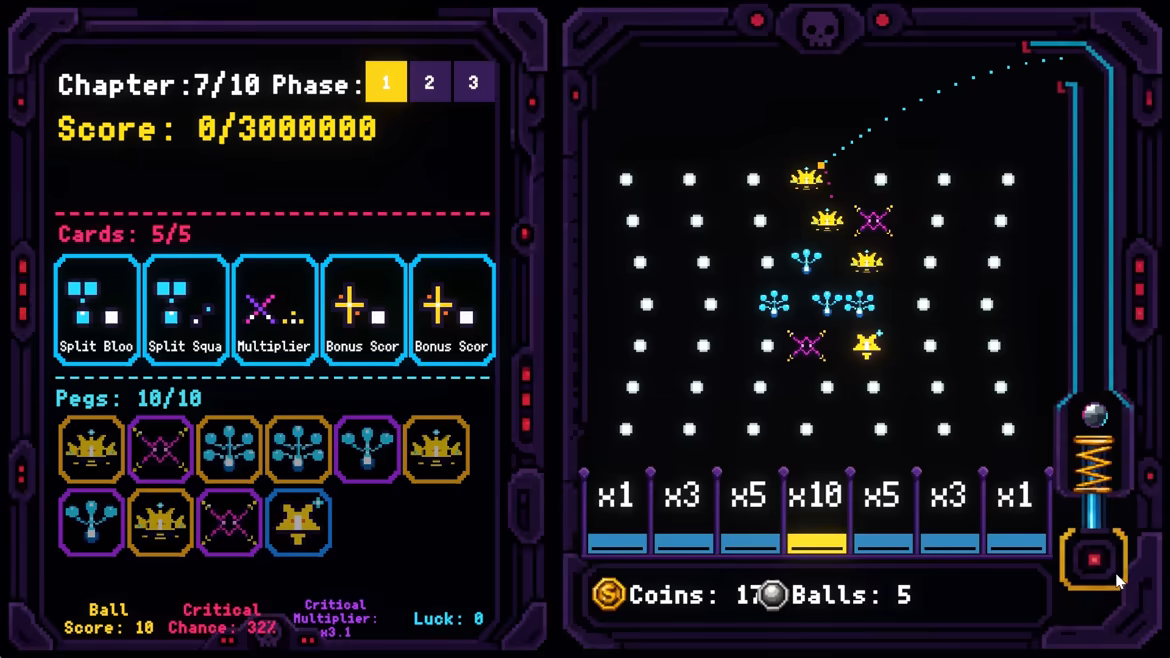 CURSECADE: Pachinko Roguelite video 1