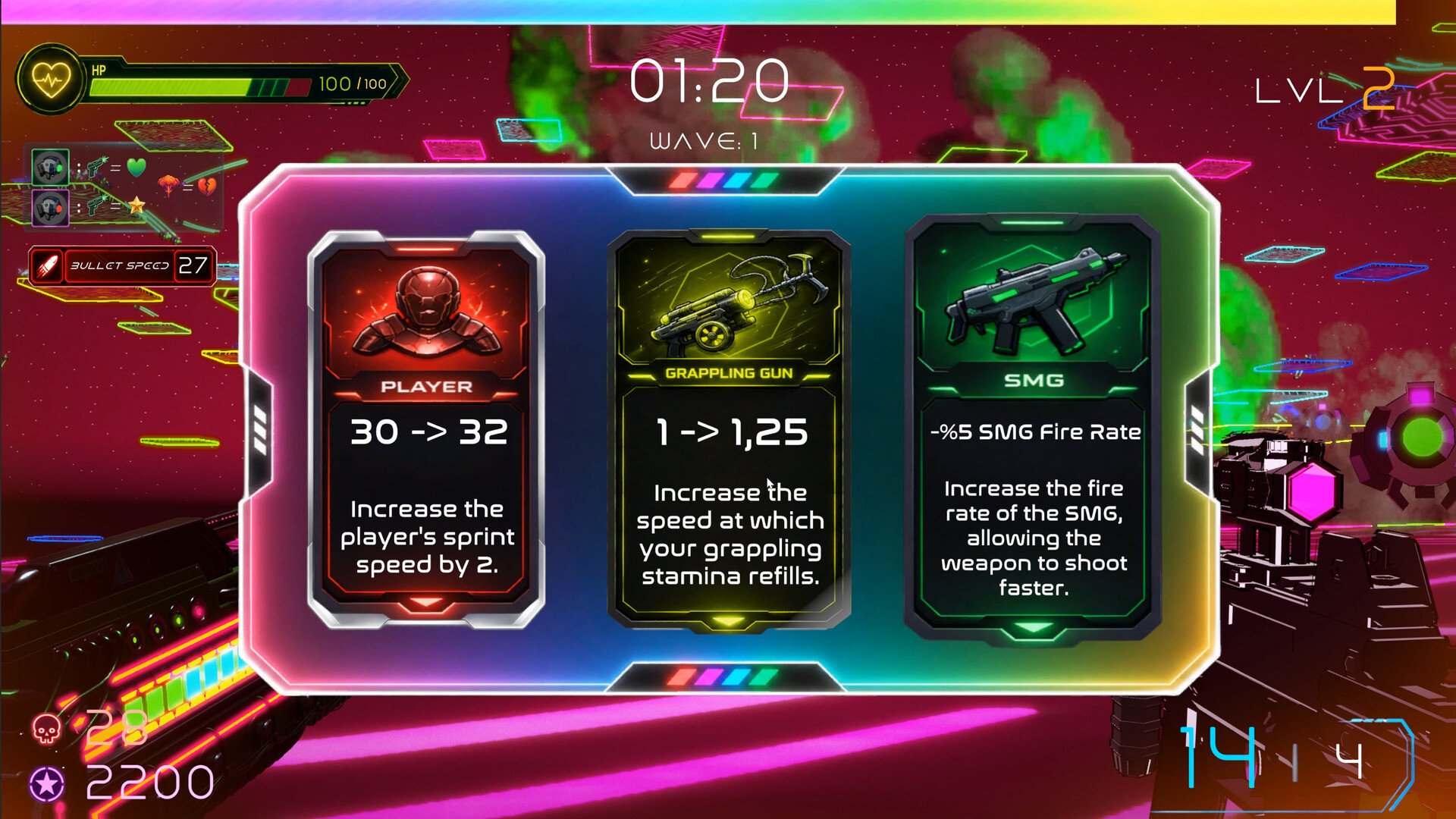 Neon One-Man Army screenshot 3