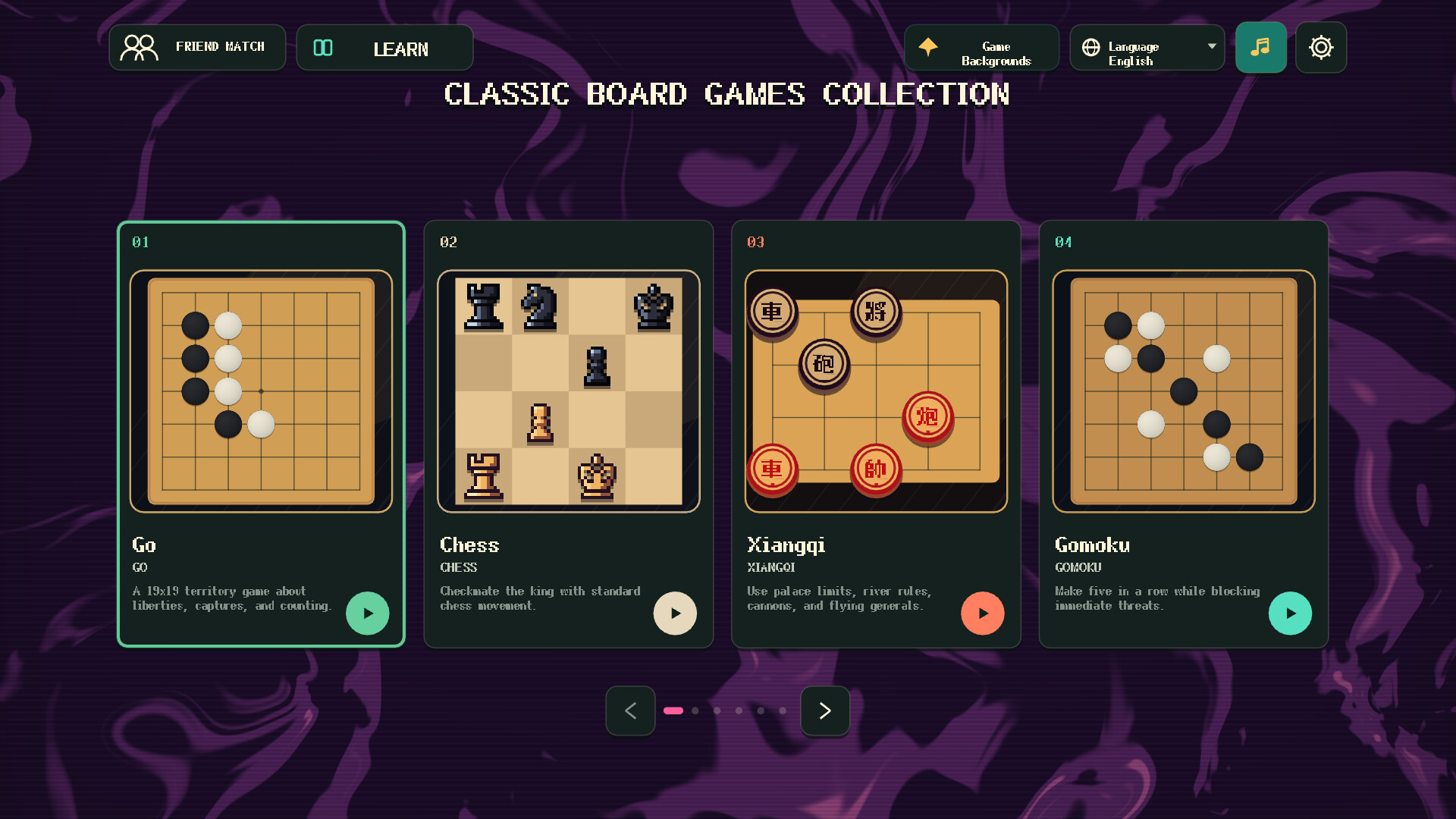 Classic Board Games Collection: Go, Xiangqi, Chess, Gomoku & Reversi – Screenshot 1