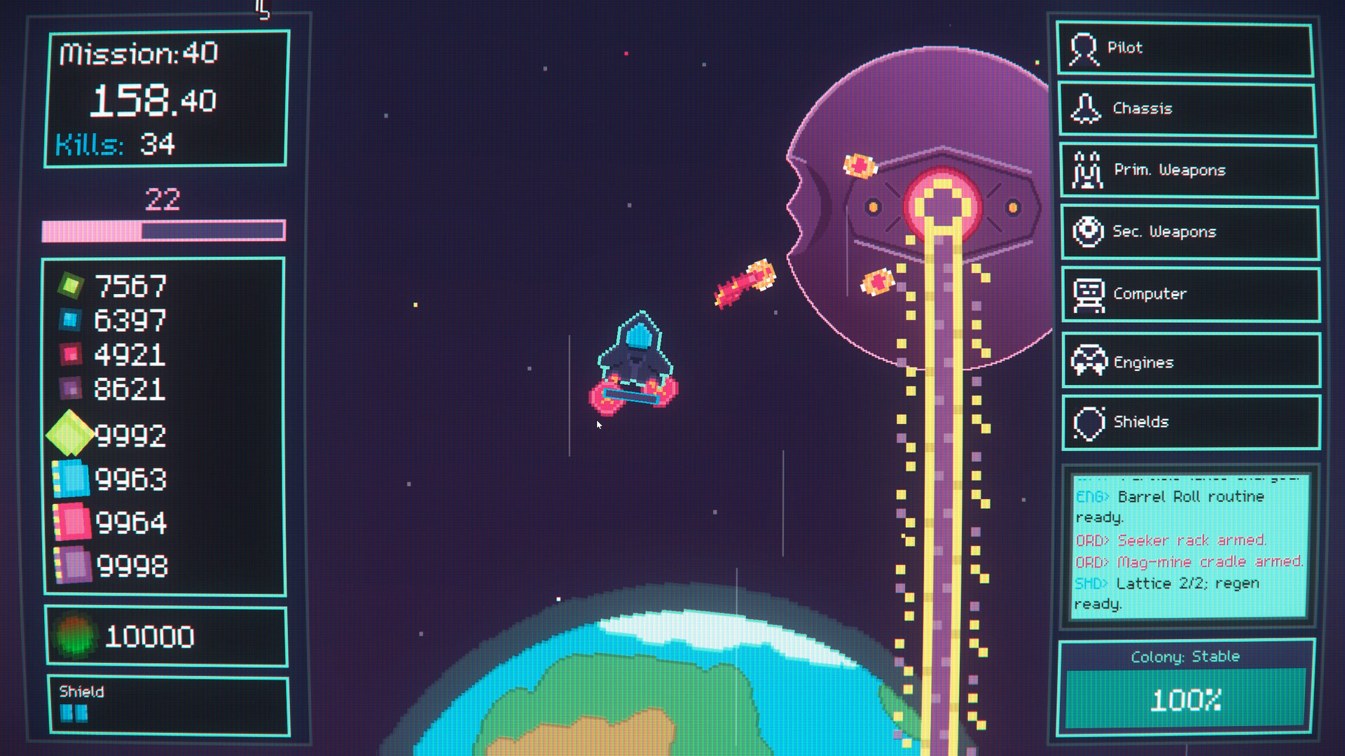 Incremental Space Defense Force League screenshot #5