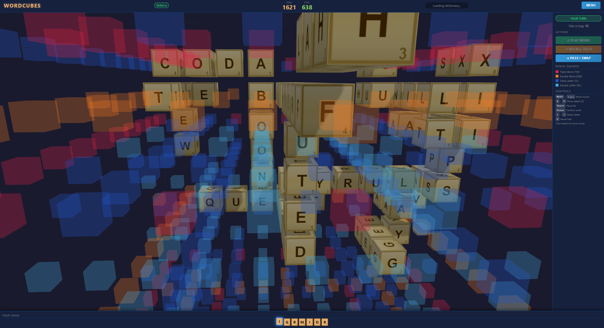 Word Cubes screenshot 2