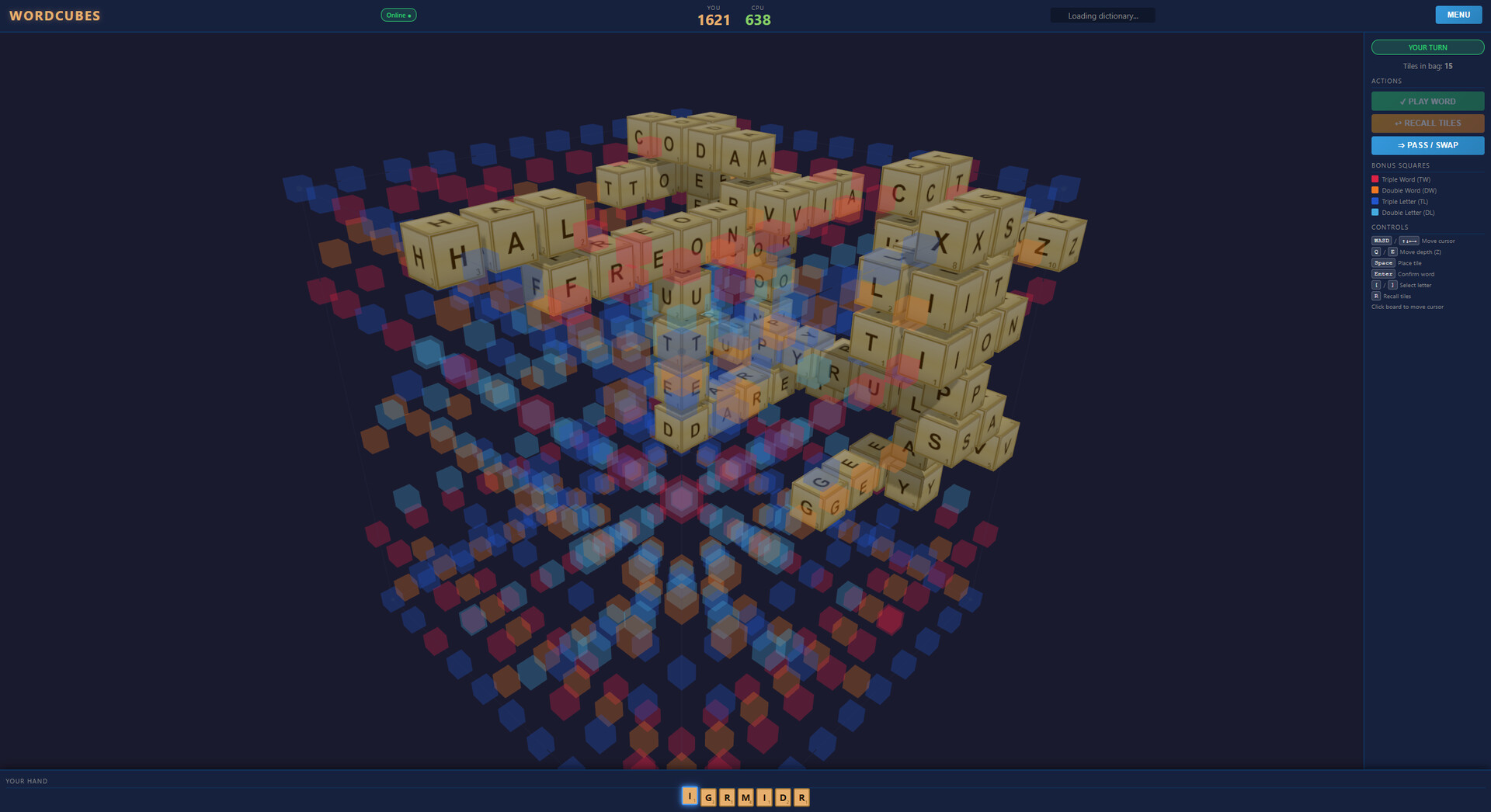 Word Cubes screenshot 3