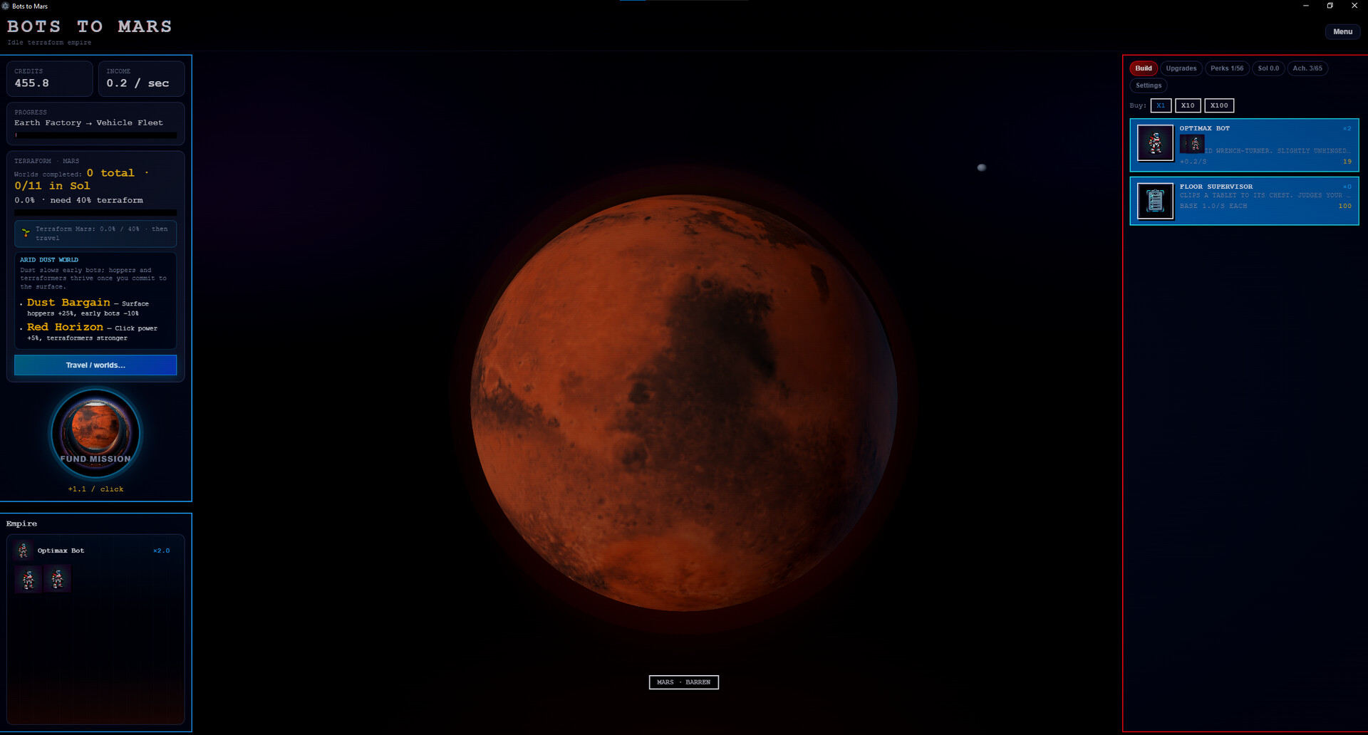Bots to Mars screenshot 1