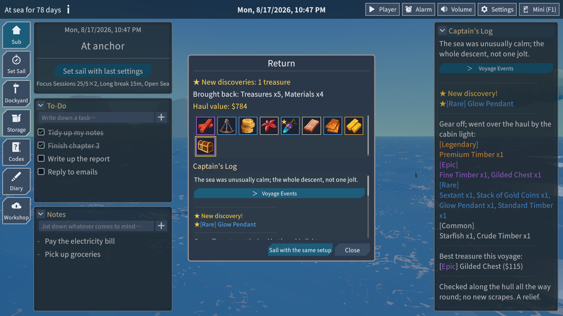 Dive Log: A Focus Voyage screenshot 3