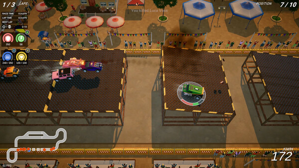 Blastlane Racers Demo 스크린샷 4