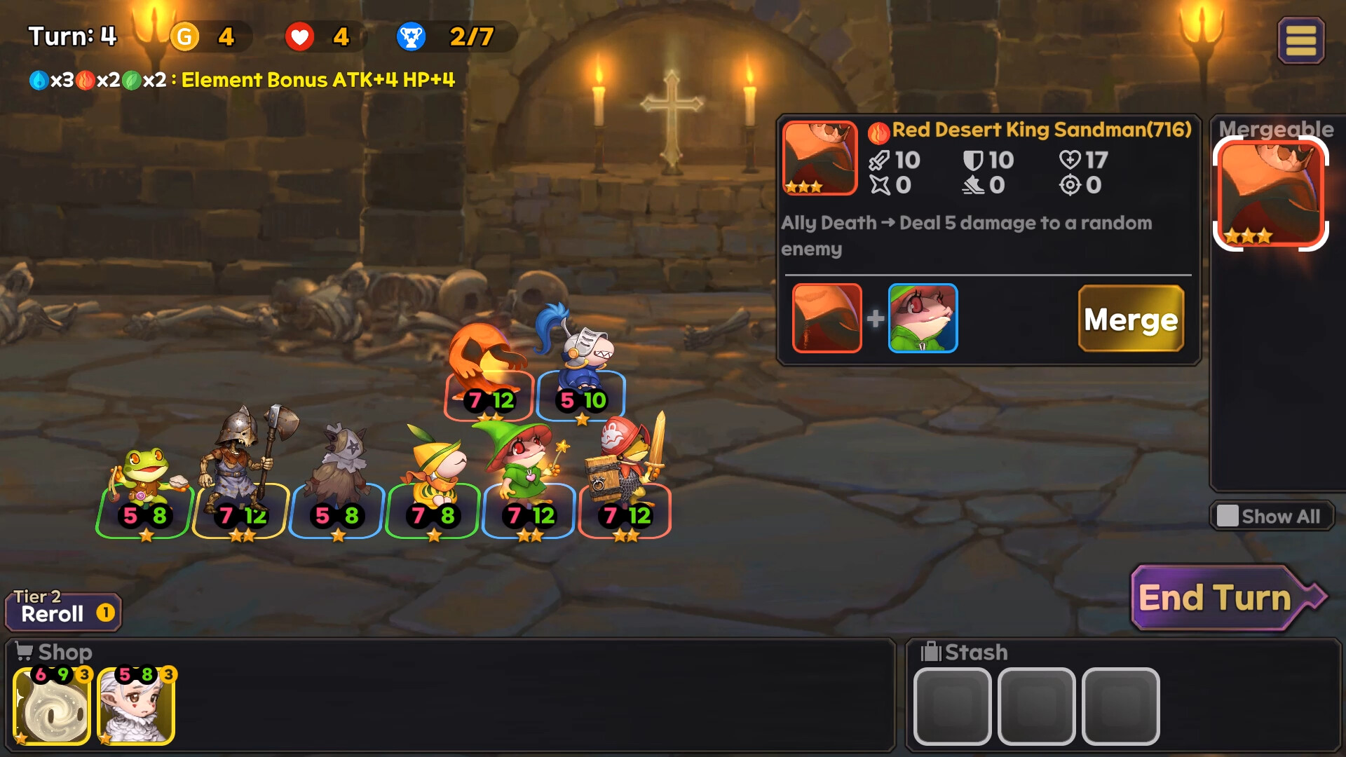 Lineup, Dark Lord! : Auto Battler screenshot 1